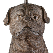 Mops Hond Tafellamp Donkerbruin