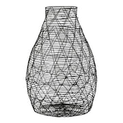 Wire Bolvaas Zwart Metaal