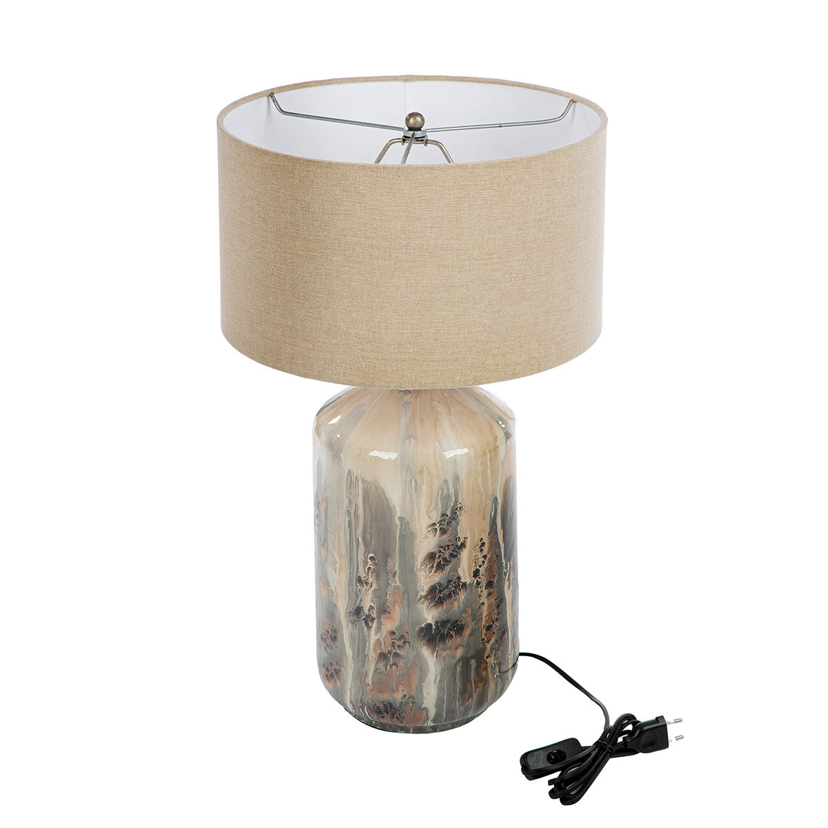 Boulevard Stoffen Tafellamp Beige