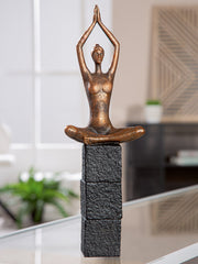 Movement Vrouwenfiguur Brons Elegant