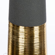 Denver Flesvaas Antraciet-Goud 30/40 cm