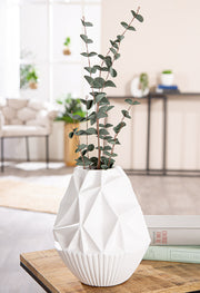Pisa Vaas Wit Keramiek 24.5 cm