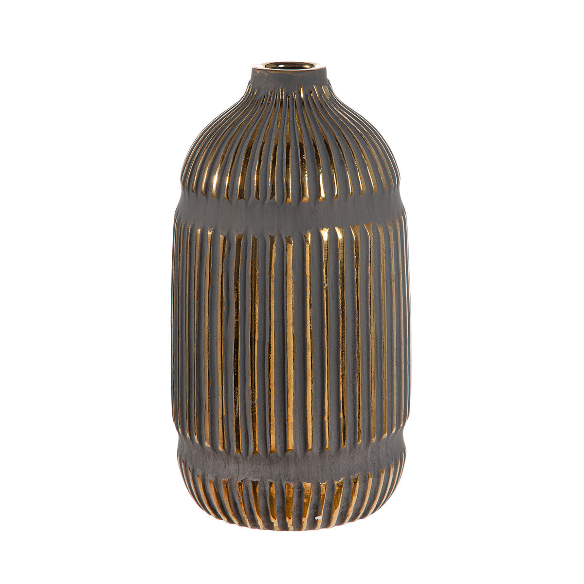 Valencia Vaas Grijs-Goud 23/32.5 cm