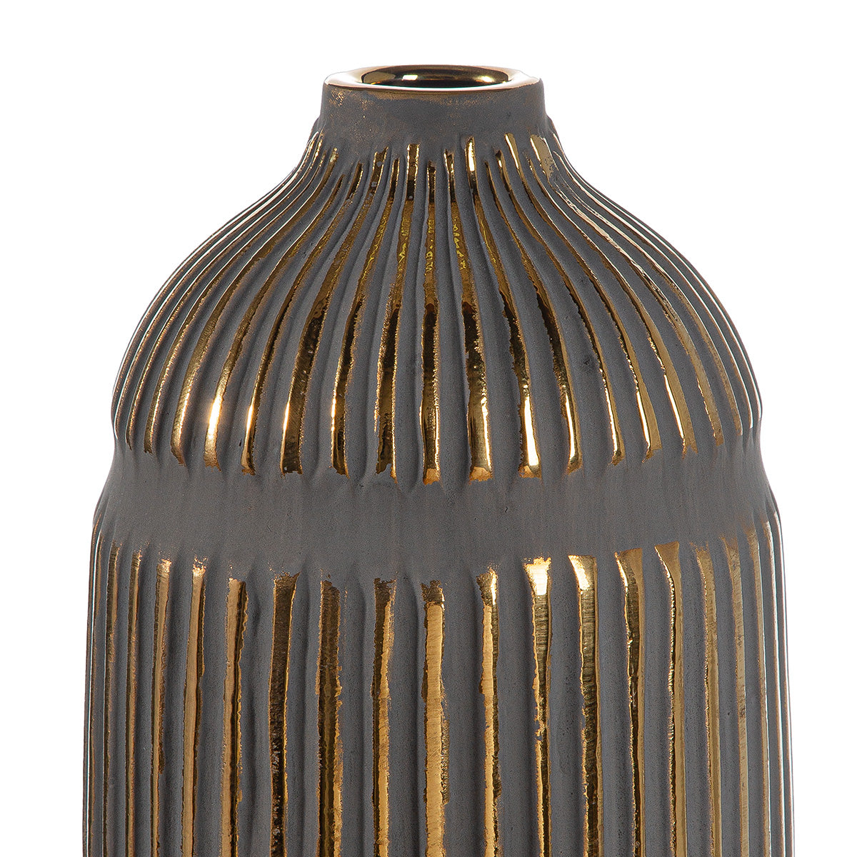 Valencia Vaas Grijs-Goud 23/32.5 cm