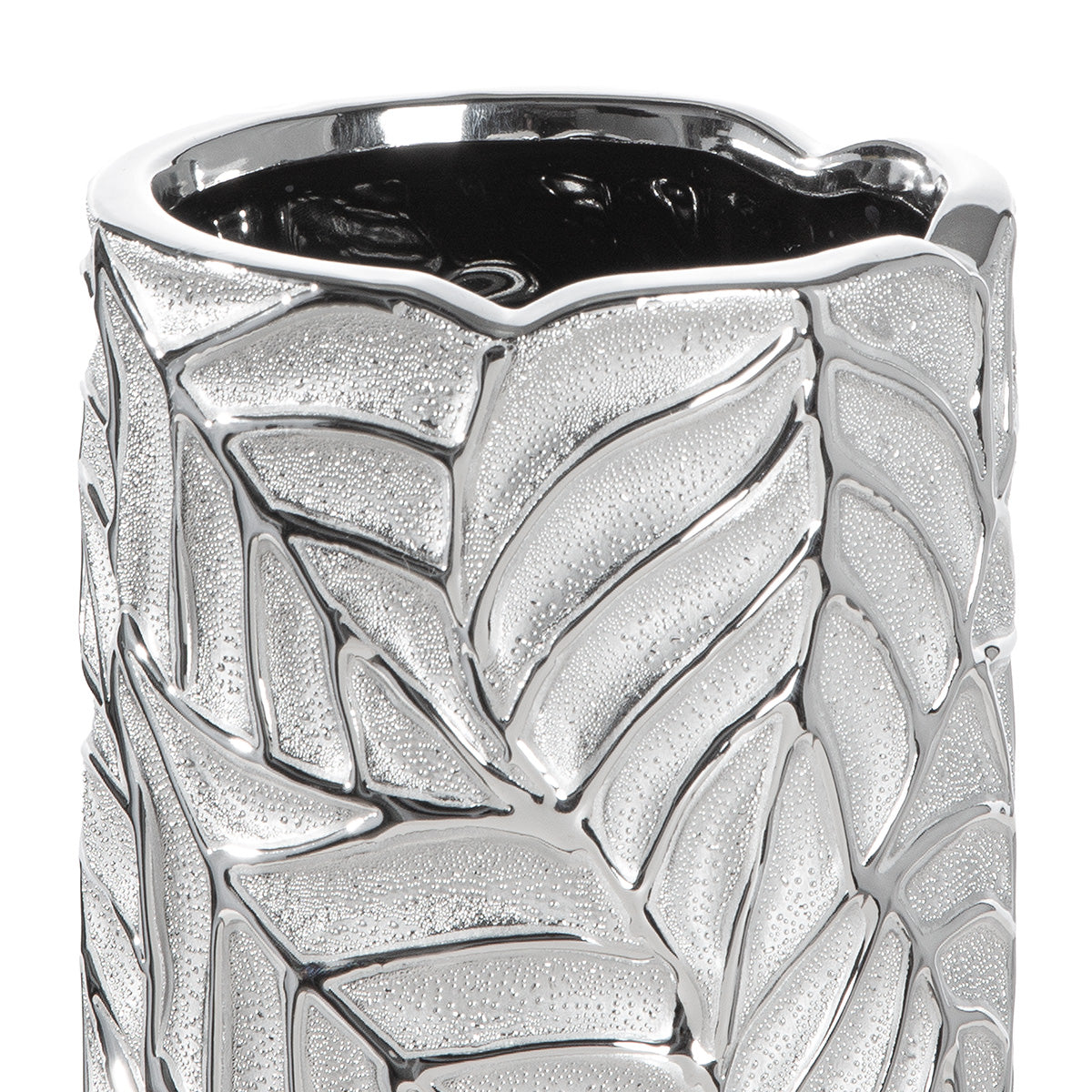 Faggio Cilindervaas Zilver 20/25 cm