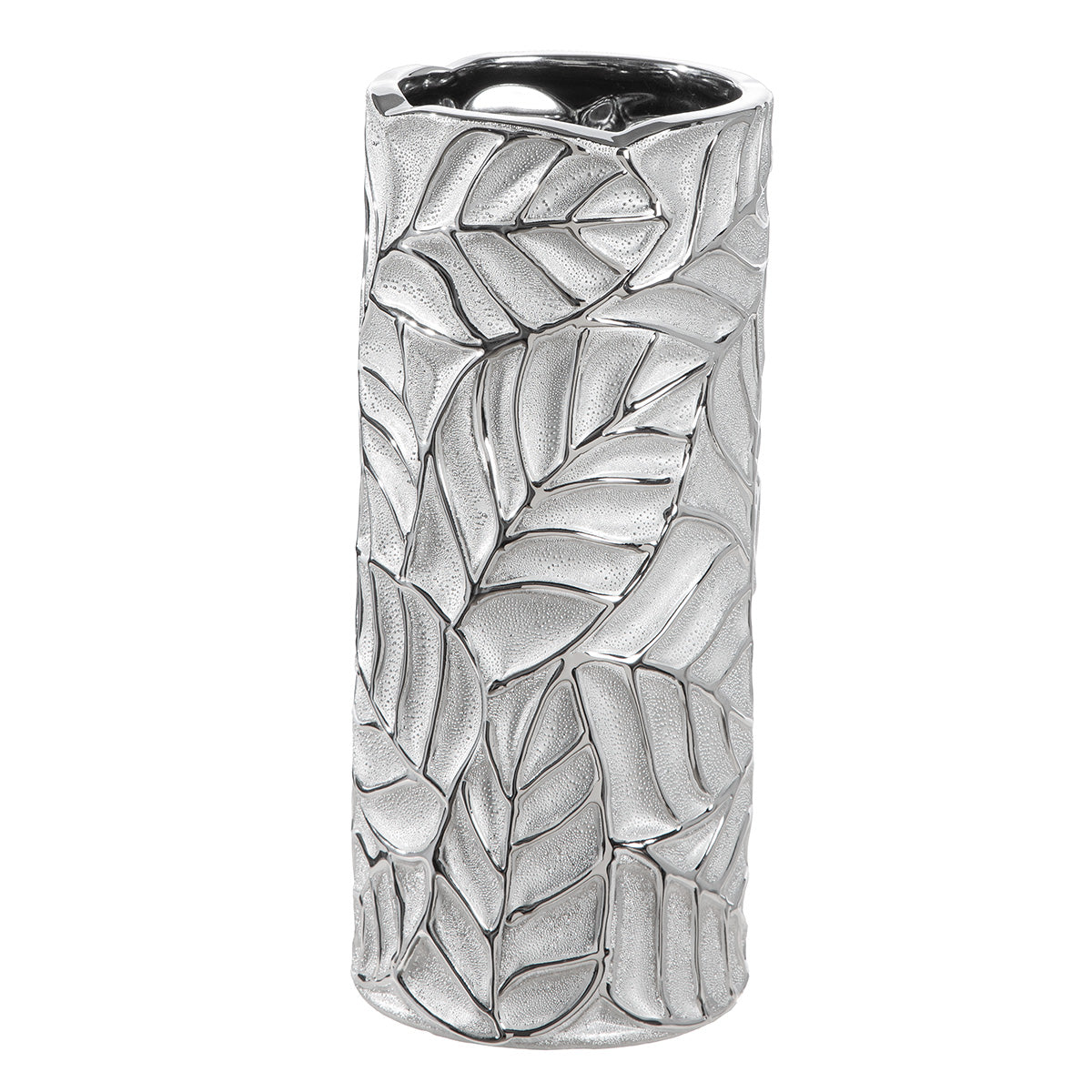Faggio Cilindervaas Zilver 20/25 cm