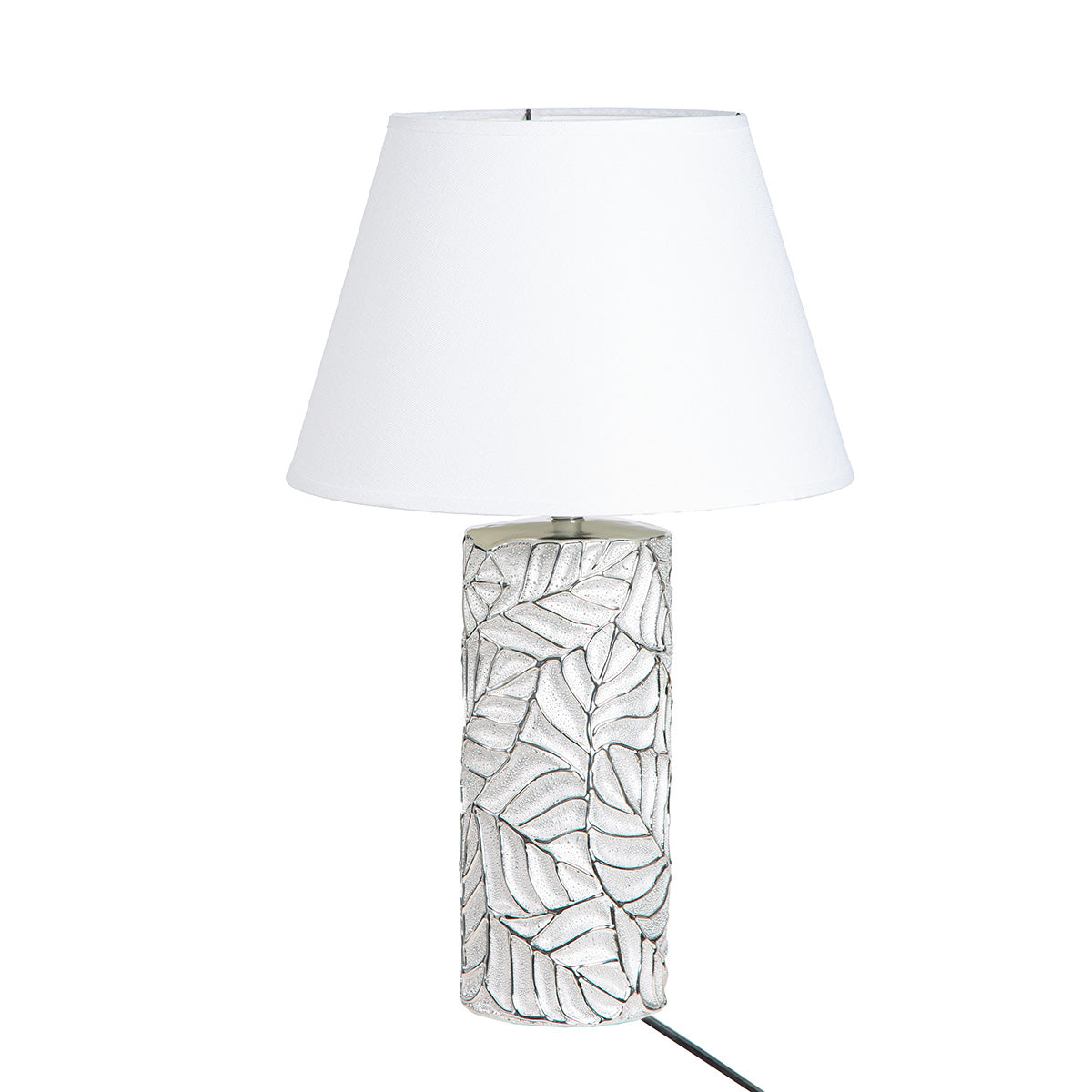 Faggio Keramiek Tafellamp Zilver