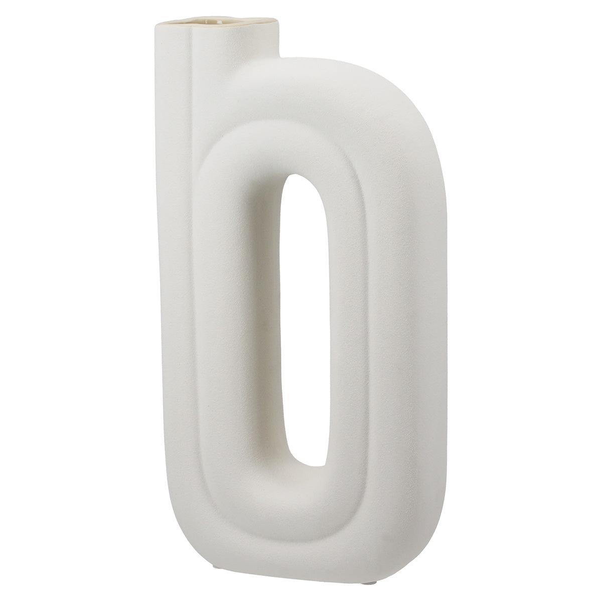 Oslo Geperforeerde Vaas Wit 33 cm