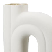 Oslo Geperforeerde Vaas Wit 33 cm