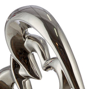Keramisch Hart Decoratie Zilver