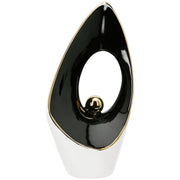 Keramische Decoratie Inside Wit Goud