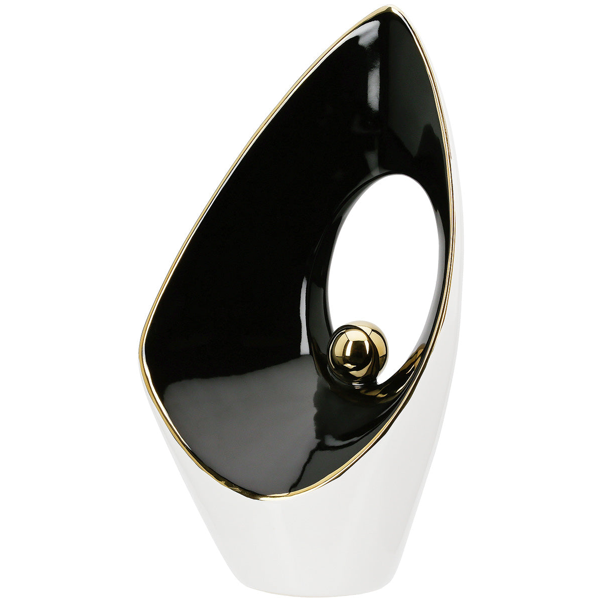 Keramische Decoratie Inside Wit Goud
