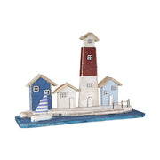 Houten Decoratie Küste Blauw Wit