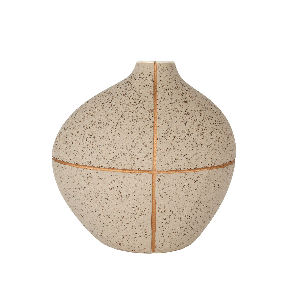 Flag Vaas Crème-Koper 21 cm