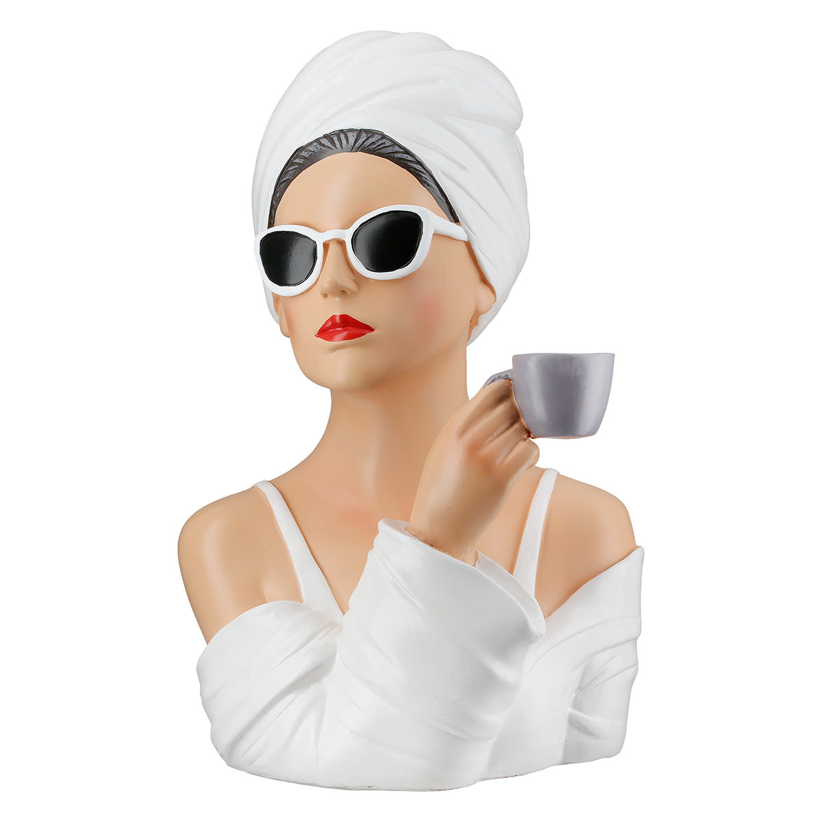Lady Audrey Figuur Wit Zwart