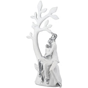 Together Paar Boom Figuur Wit