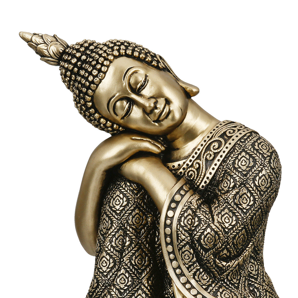 Denkende Buddha Beeld Goud