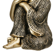 Denkende Buddha Beeld Goud
