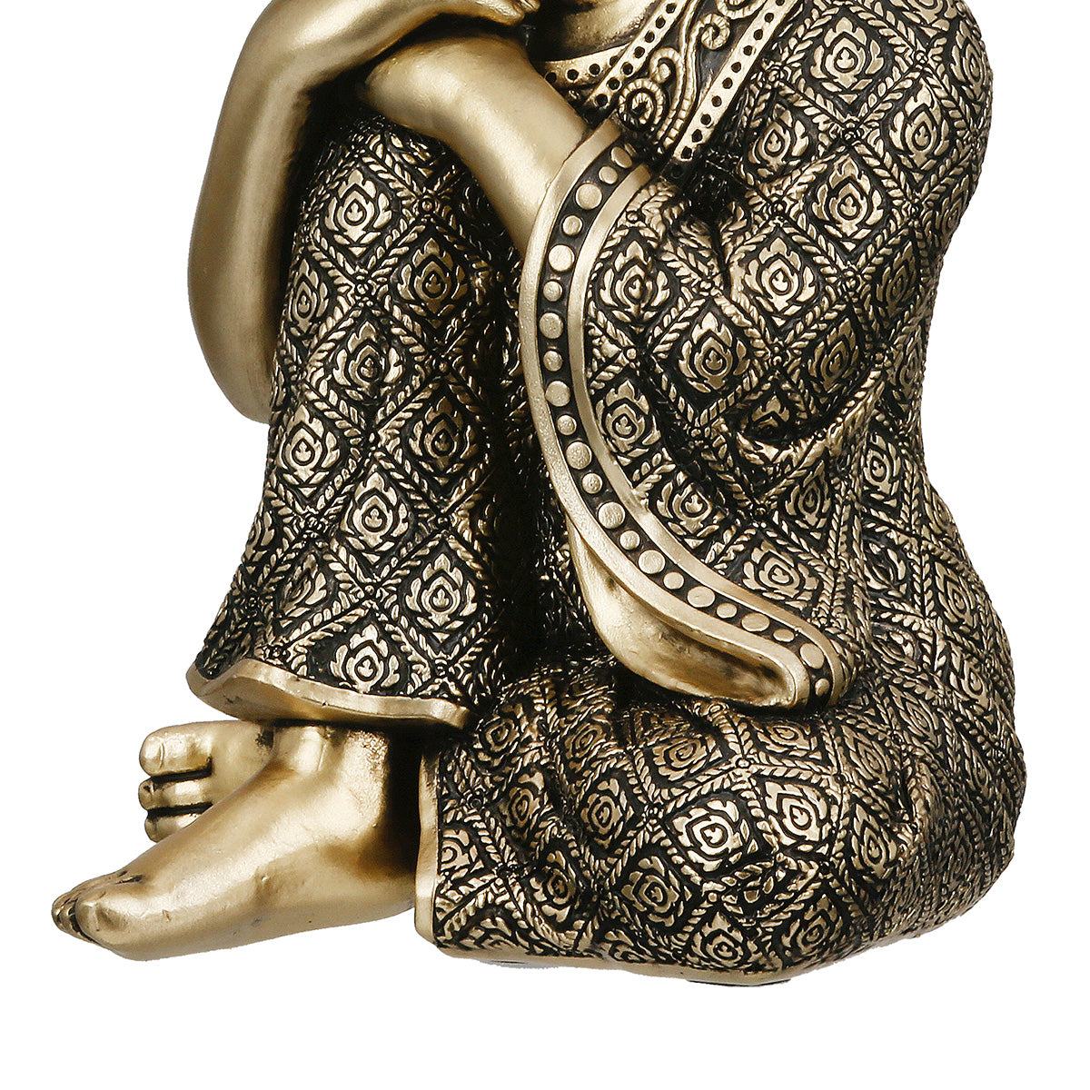 Denkende Buddha Beeld Goud