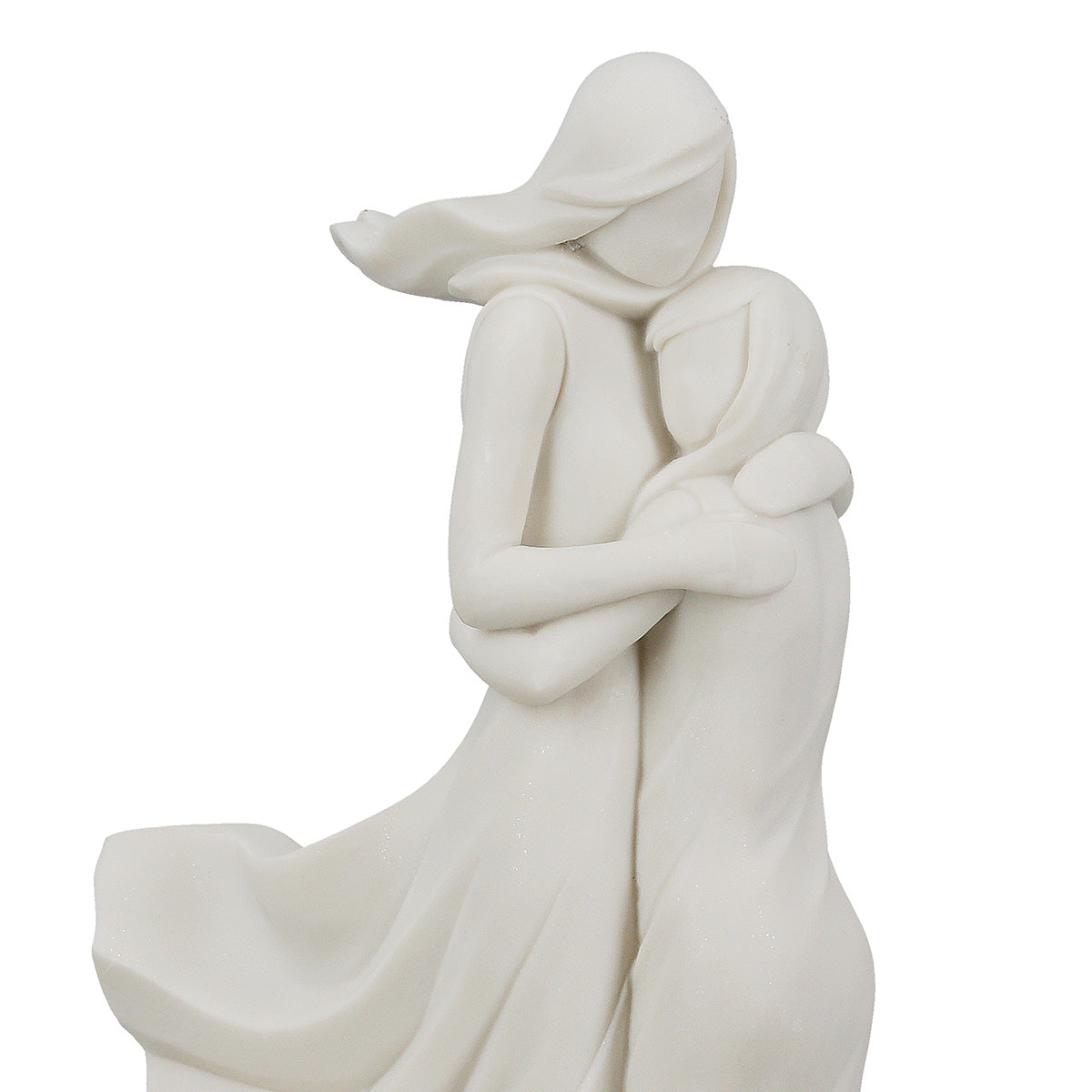 Familie Figuur Mom & Daughter Wit