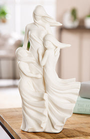 Familie Figuur In The Wind Wit
