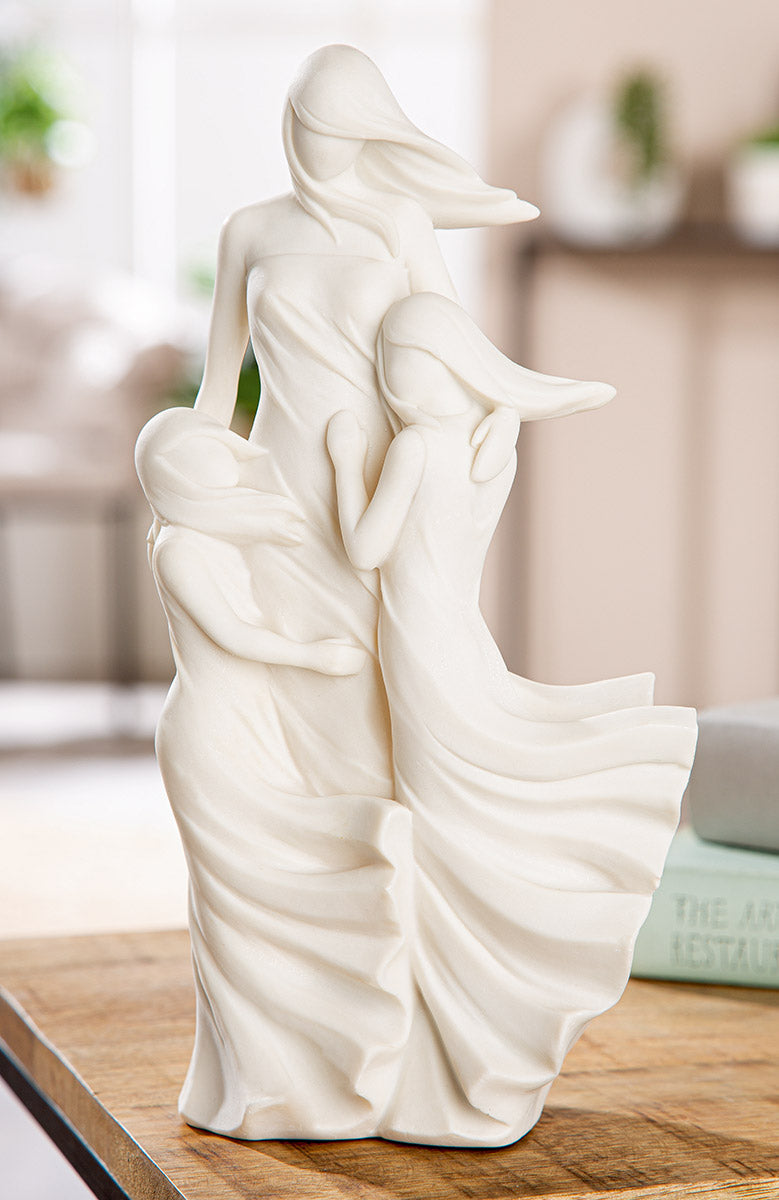 Familie Figuur In The Wind Wit