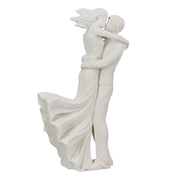 Couple in the Wind Paar Wit