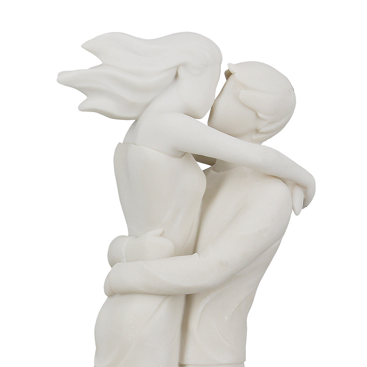 Couple in the Wind Paar Wit