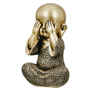 Monk Buddha Beeld Goud
