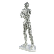 Boxes Persoon Sculptuur Zilver