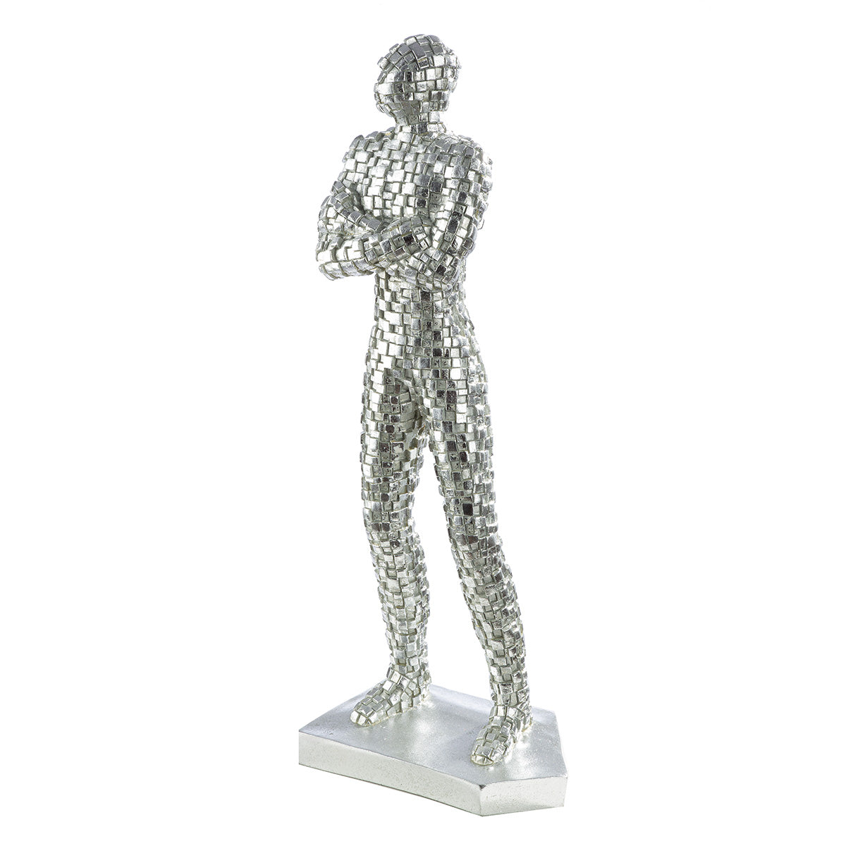 Boxes Persoon Sculptuur Zilver