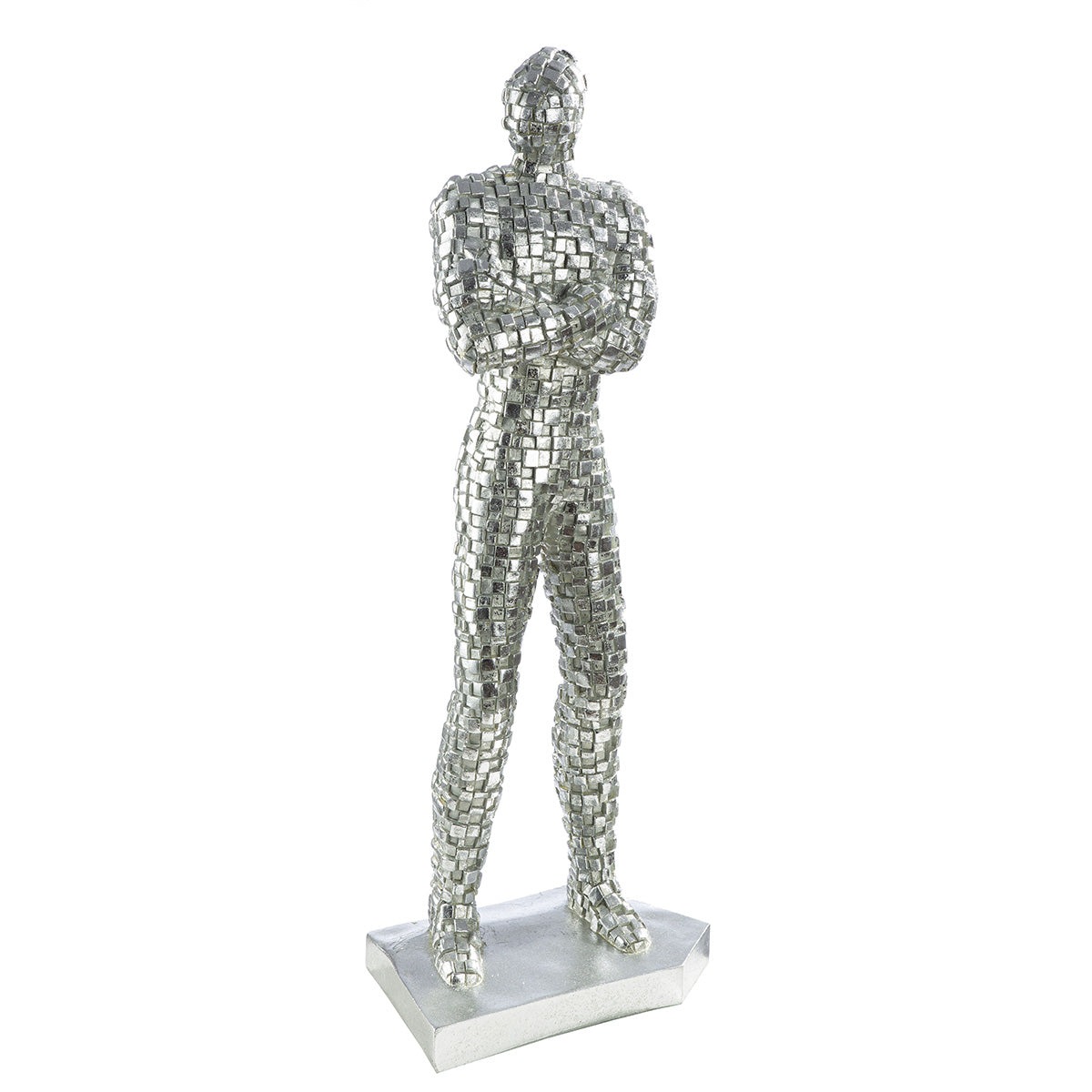 Boxes Persoon Sculptuur Zilver