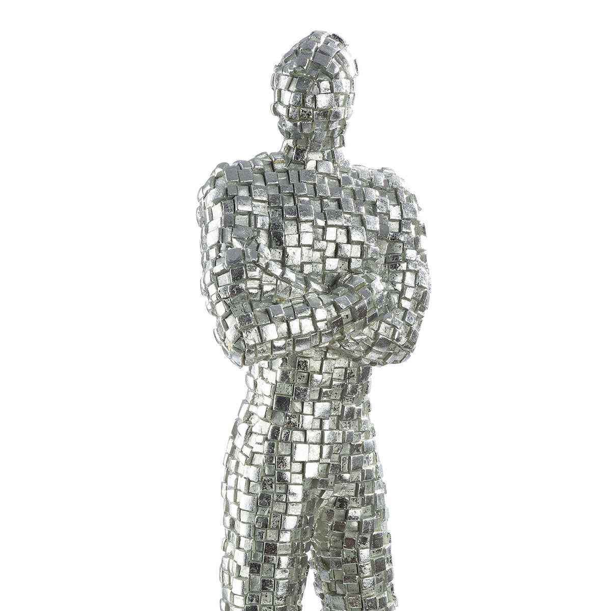 Boxes Persoon Sculptuur Zilver