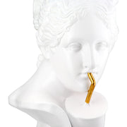 Lady Buste Sculptuur Poly Wit