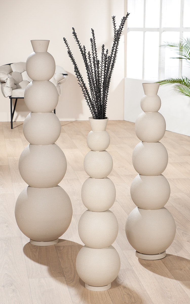 Rotonda Grijze Vloervaas 112 cm
