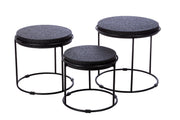 Rotonda Ronde IJzeren Bijzettafels Set