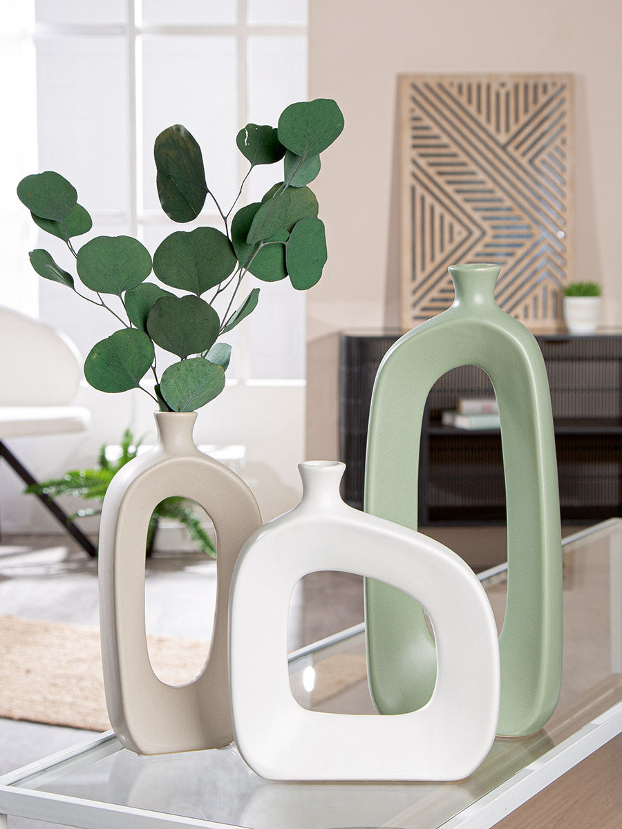 Decoratieve Keramieken Vaas Stratos