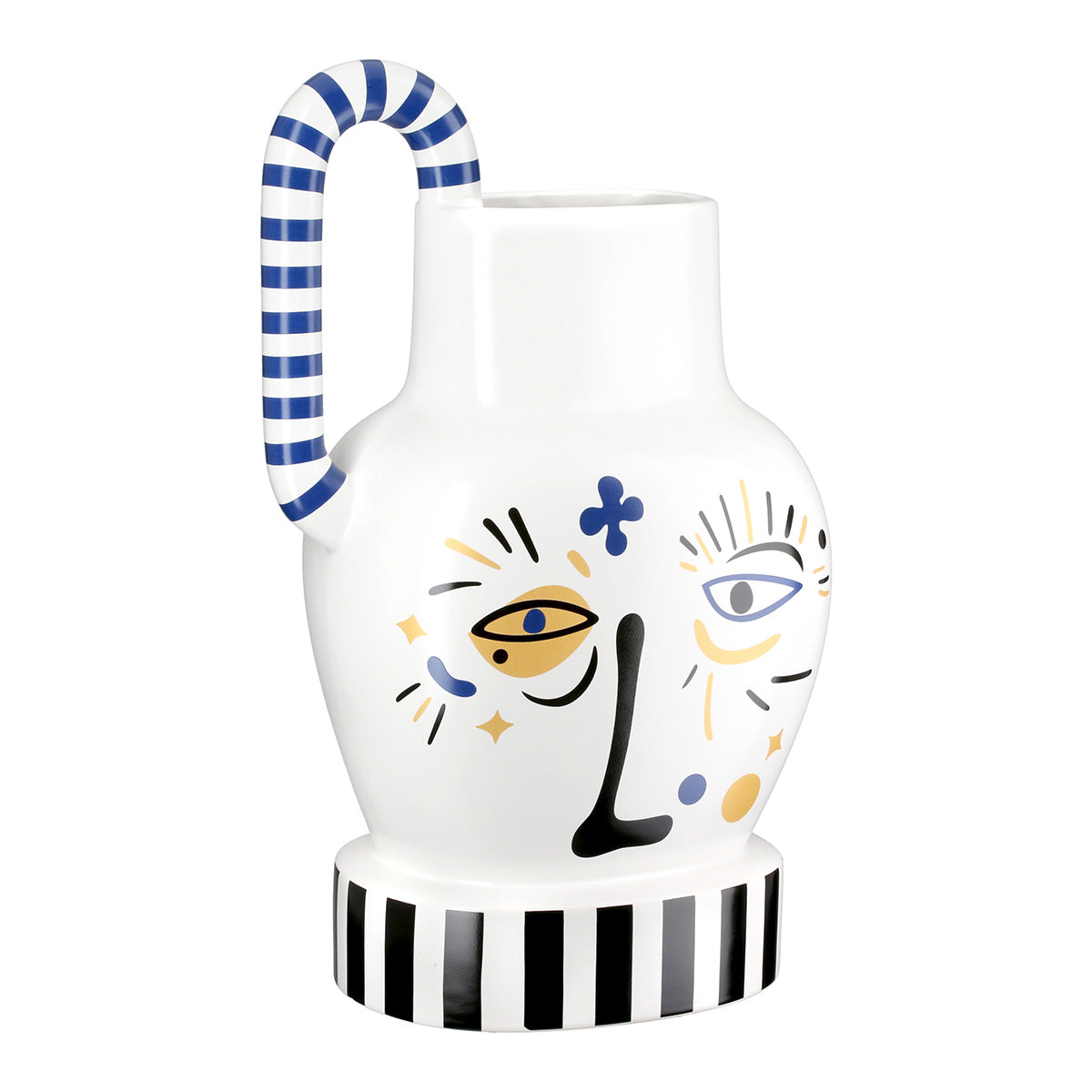 Fira Witte Vaas met Handvat 36 cm