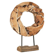 Manila Rond Houten Wanddecoratie