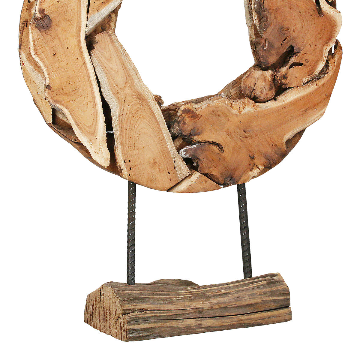 Manila Rond Houten Wanddecoratie