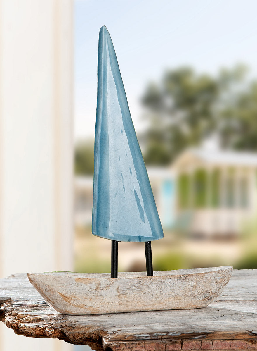 Houten Decoratieboot Sailing