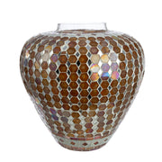Allegra Bolvaas Bruin Glas Mozaïek
