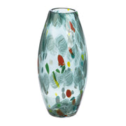 Groene glazen vaas Fuego 23.5 cm
