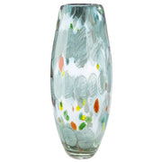 Groene glazen vaas Fuego 31 cm