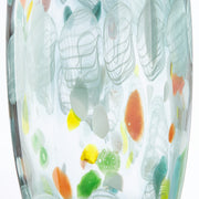 Groene glazen vaas Fuego 31 cm