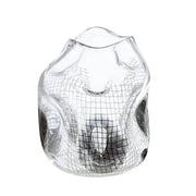 Grid bolvaas zwart-transparant 22 cm