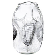 Grid bolvaas zwart-transparant 32 cm
