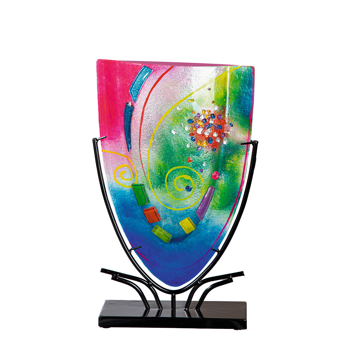 Kleurrijke vloervaas Cool 49 cm
