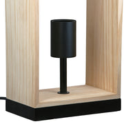 Scatola Houten Tafellamp Natuurlijk