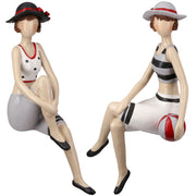 Beachgirls Zittende Zeemeermin